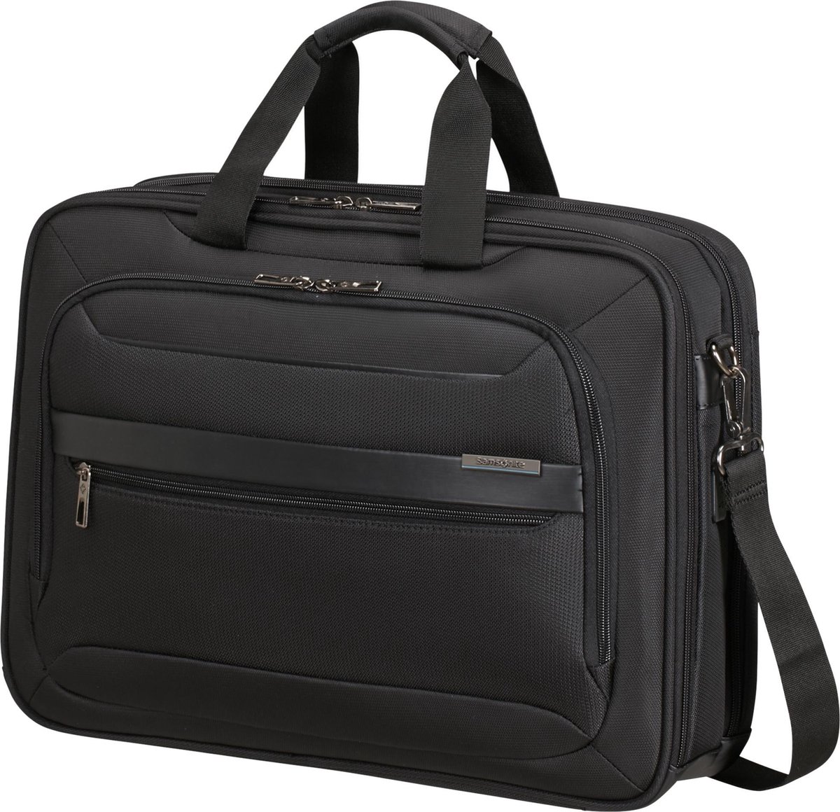 Samsonite 123671-1041 Vectura EVO Schoudertas - 17.3 inch - - Zwart