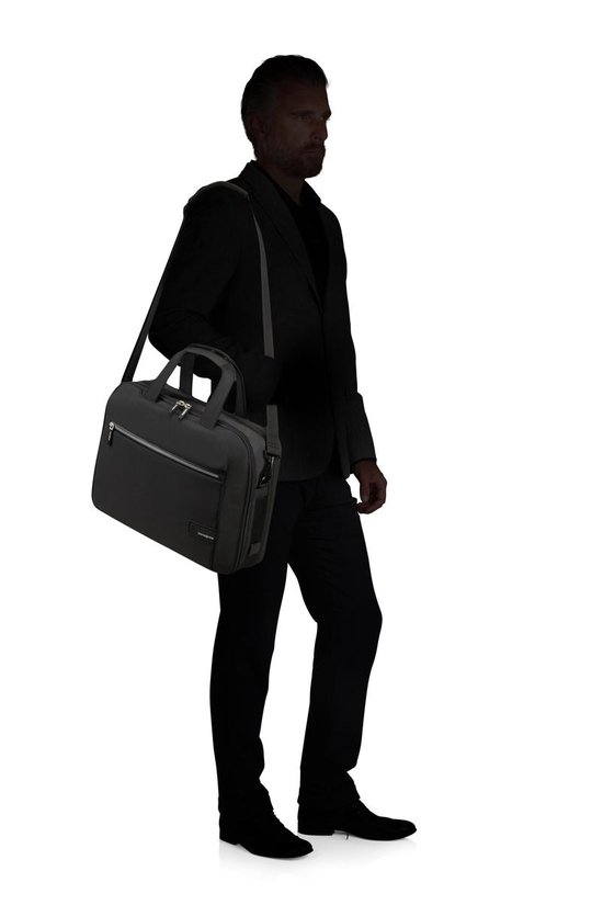 Samsonite Litepoint 15" Expandable Black - Zwart