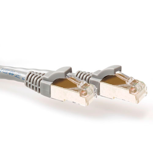 ACT FB3010 SFTP CAT6A Patchkabel Snagless - 10 meter - Grijs