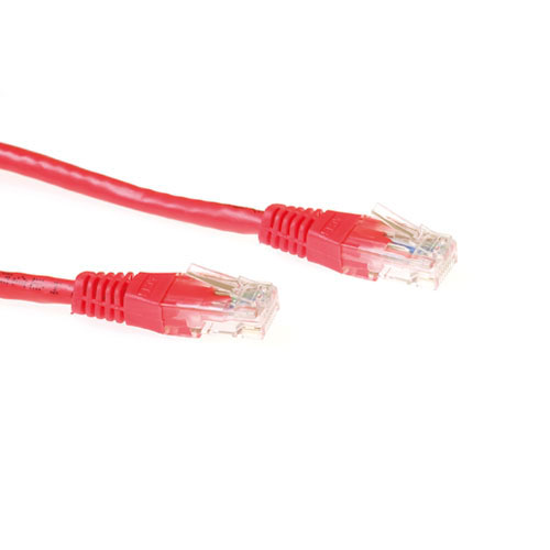 ACT IB3700 U/UTP CAT6A Patchkabel - 50 cm - Rood