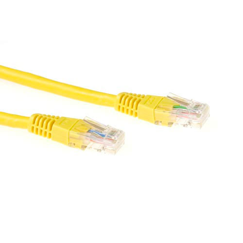 ACT IB9803 LSZH U/UTP CAT6 Patchkabel - 3 meter - Geel