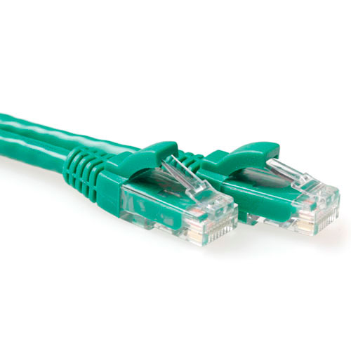 ACT IS8710 U/UTP CAT6 Patchkabel Snagless -10 meter - Groen