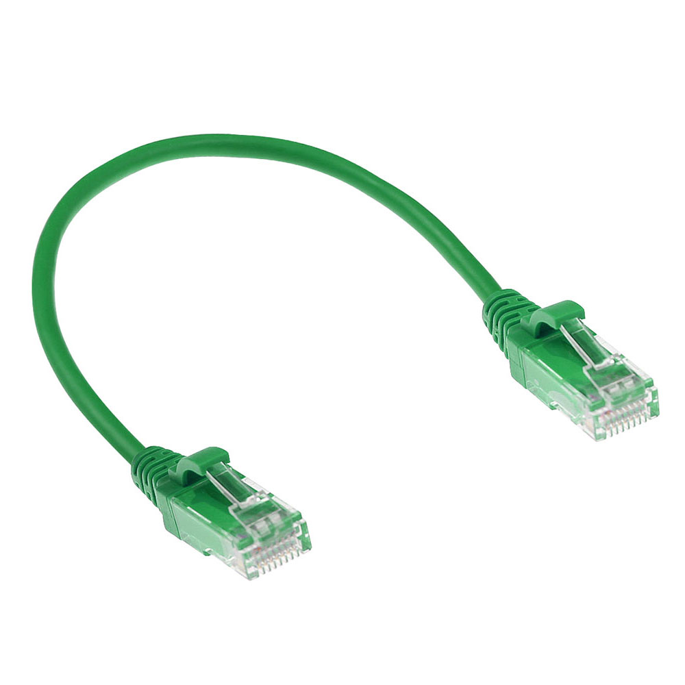 ACT DC9700 CAT6 U/UTP LSZH Datacenter Slimline Patchkabel - 50 cm