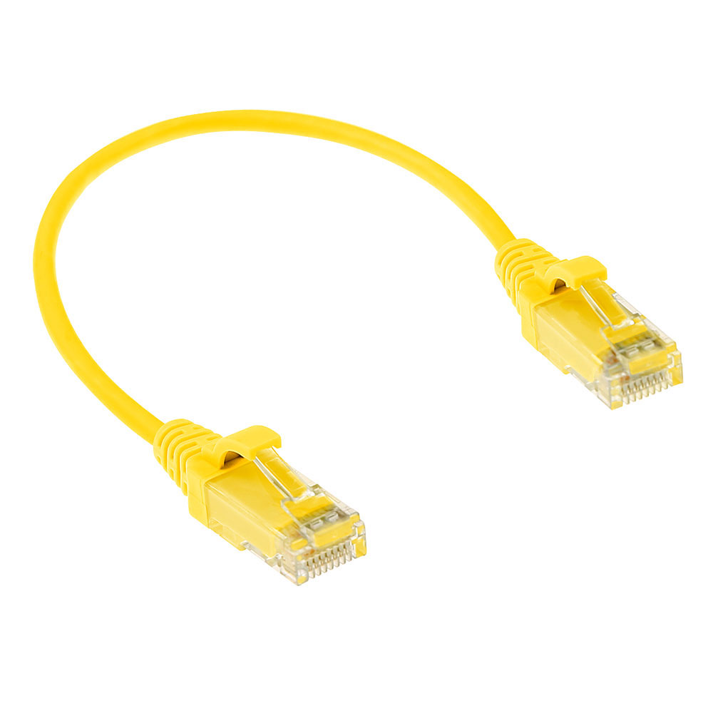 ACT DC9852 CAT6 U/UTP LSZH Datacenter Slimline Patchkabel - 25 cm