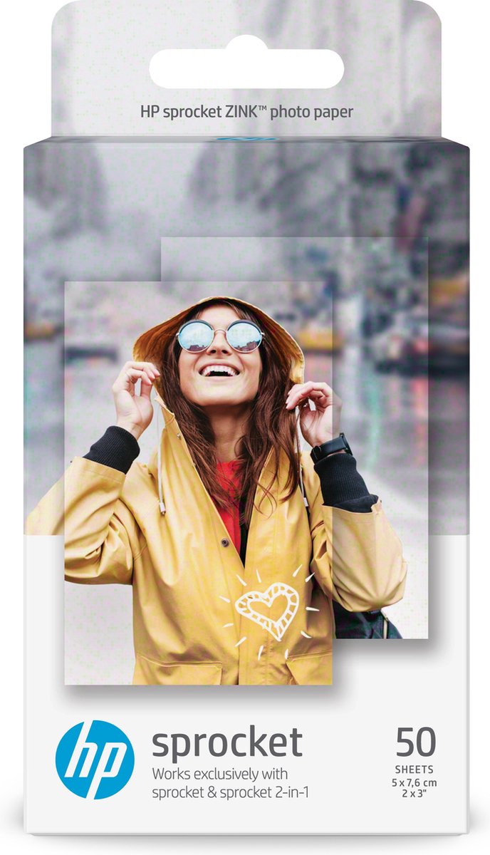 HP ZINK Fotopapier voor Sprocket 50 vel
