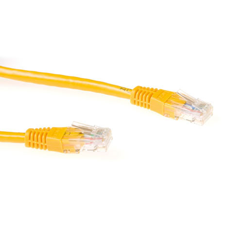 ACT IB4103 U/UTP CAT6A Patchkabel - 3 meter - Geel