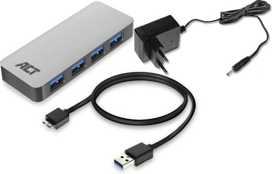 ACT AC6120 USB A Hub 4x USB A Female - 50 cm
