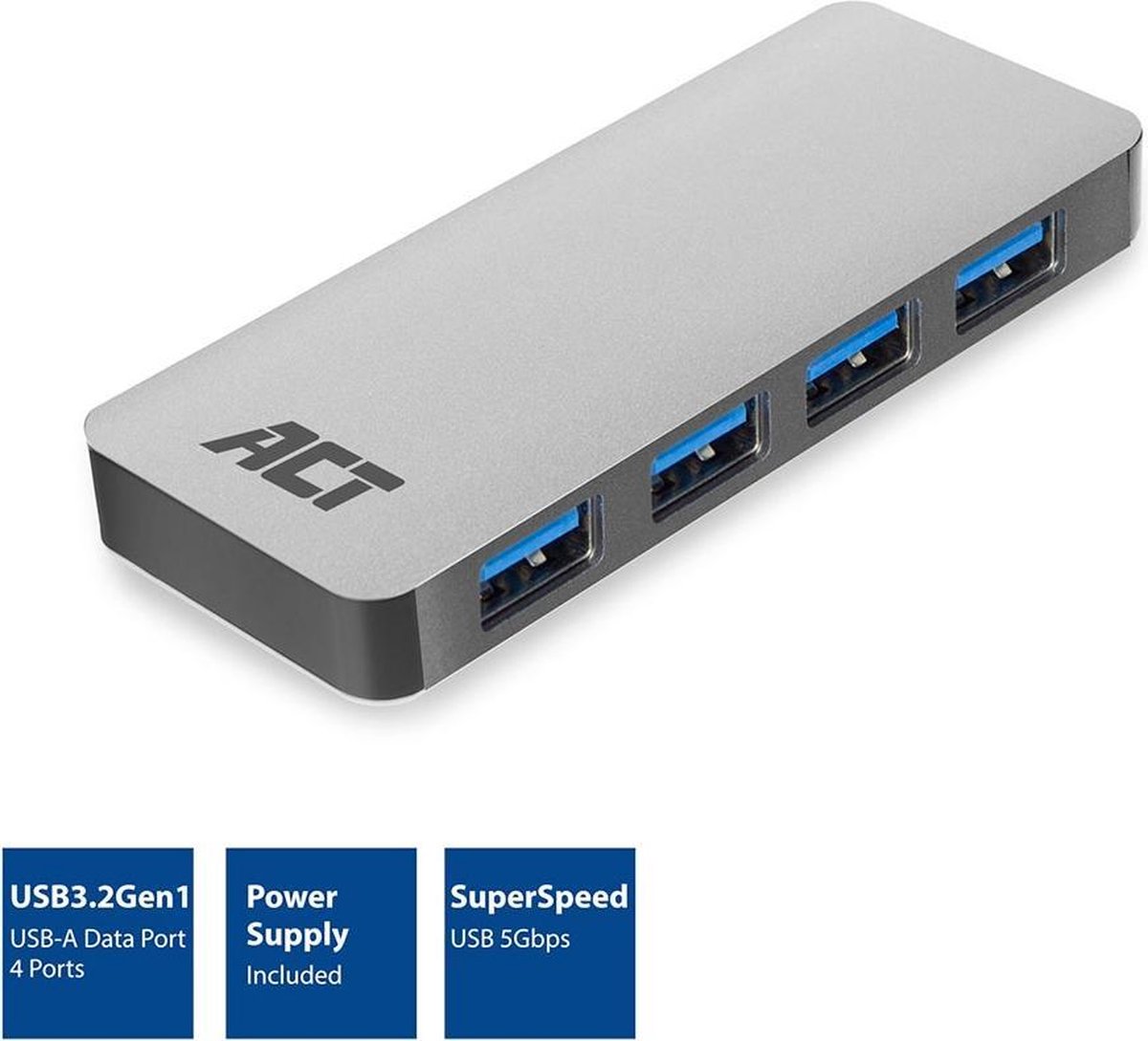 ACT AC6120 USB A Hub 4x USB A Female - 50 cm