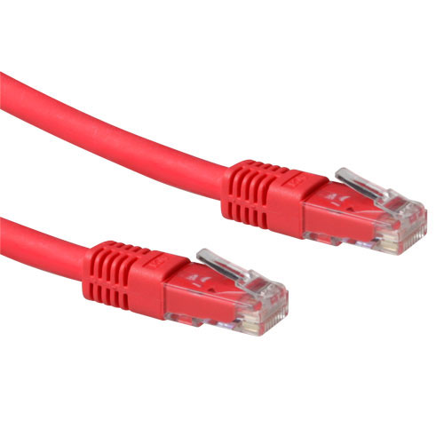 ACT IB1205 LSZH U/UTP CAT6A patchkabel -5 meter - Rood