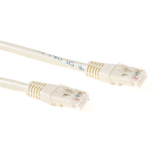 ACT IB1003 LSZH U/UTP CAT6A patchkabel wit - 3 meter