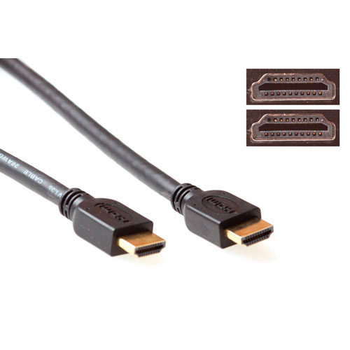 ACT AK3789 HDMI High Speed Kabel HDMI-A Male/Male - 50 cm