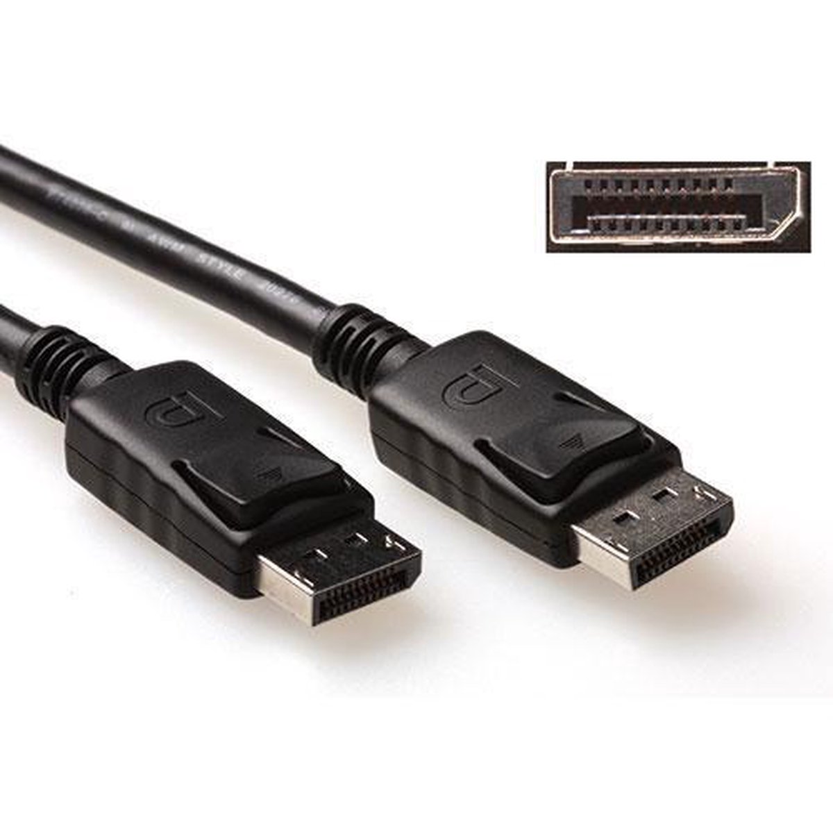 ACT AK3977 DisplayPort Male/Male Power Pin 20 Connected - 50 cm