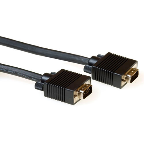 ACT AK4263 High Performance VGA Aansluitkabel Male-Male - 3 meter - Zwart