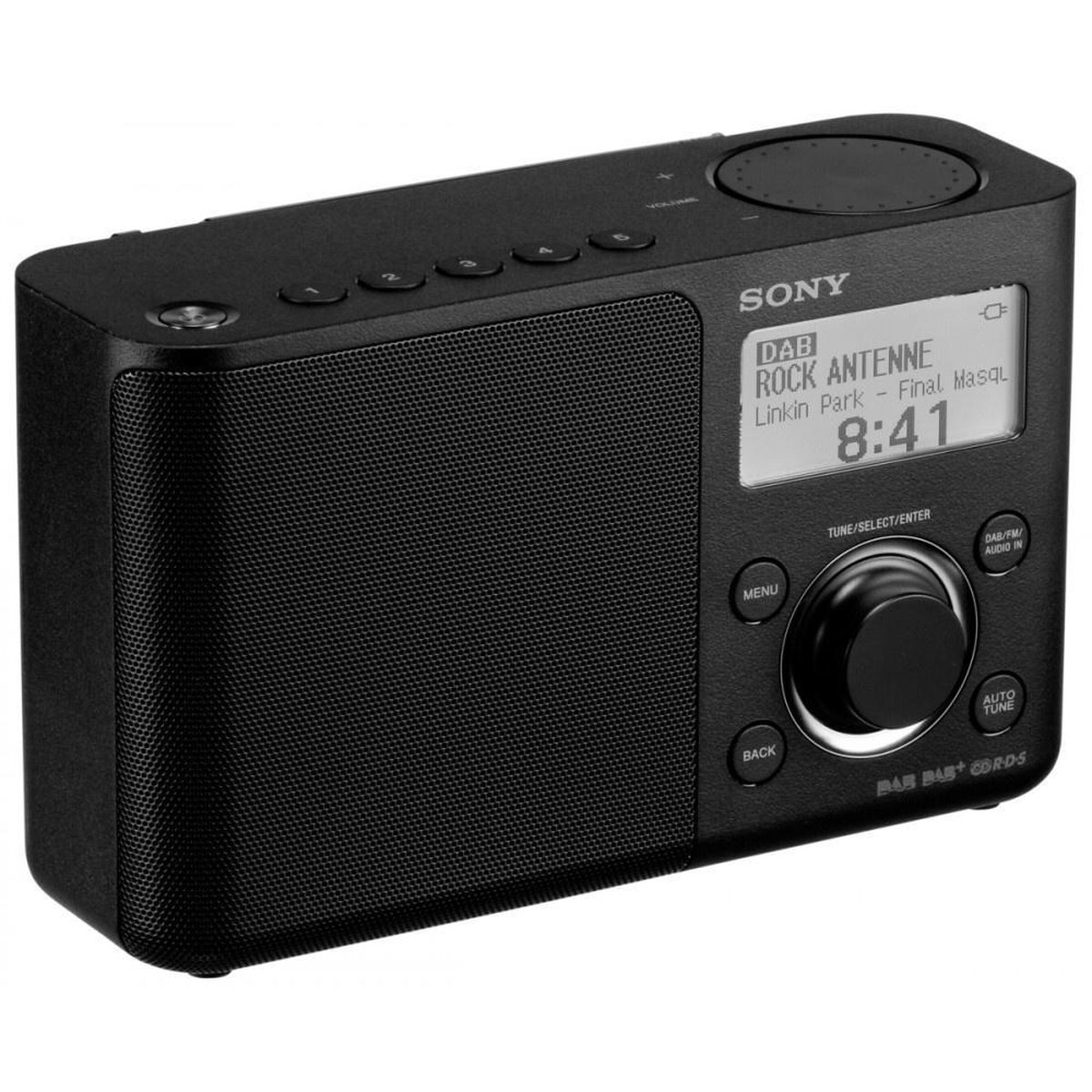 Sony XDR-S61D - Zwart