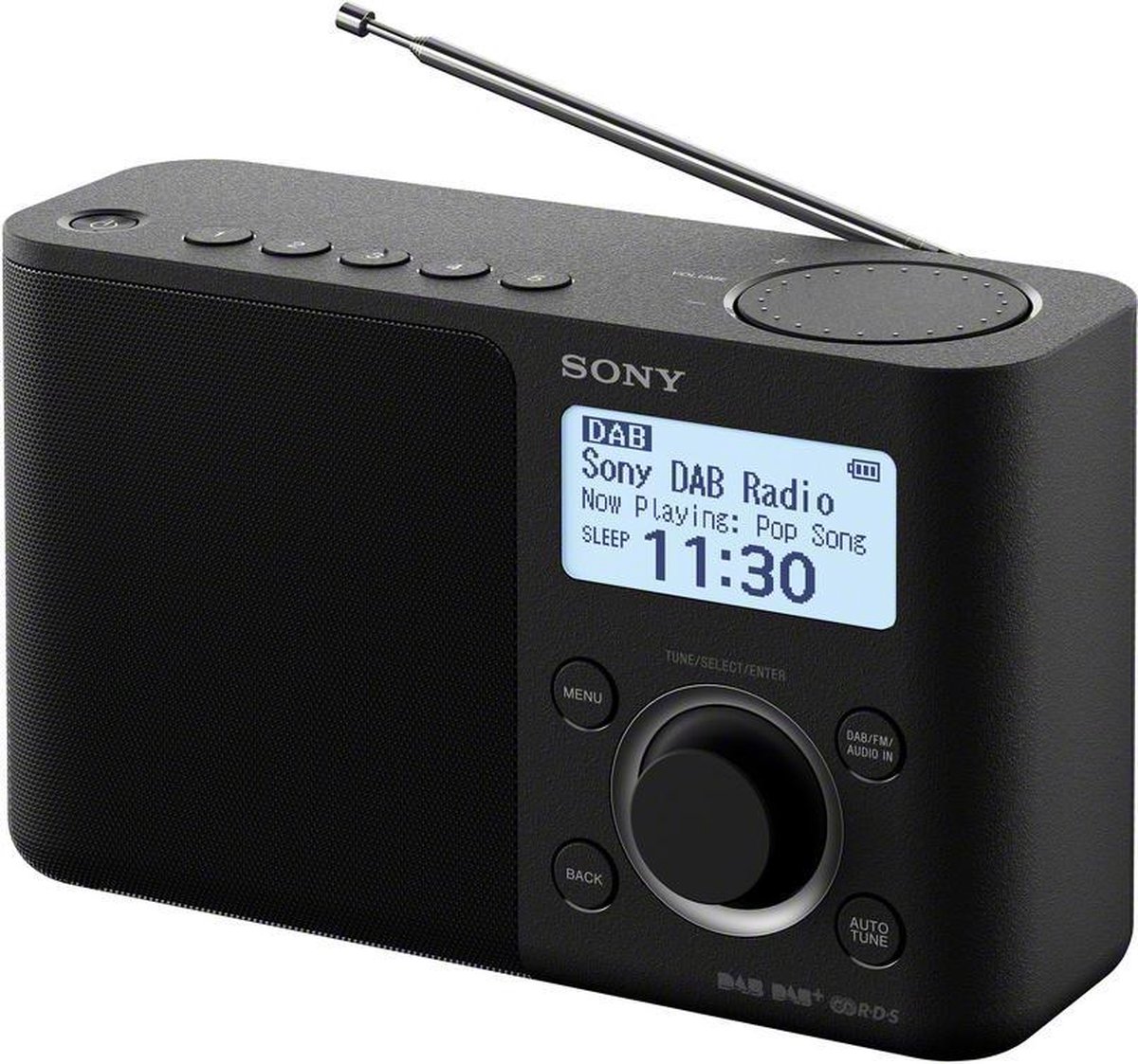 Sony XDR-S61D - Zwart