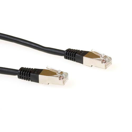 ACT FB9902 LSZH SFTP CAT6 Patchkabel - 2 meter - Zwart