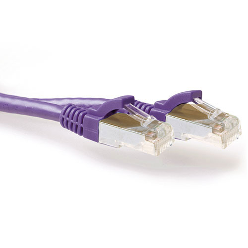 ACT FB2307 LSZH SFTP CAT6A Patchkabel Snagless - 7 meter - Paars