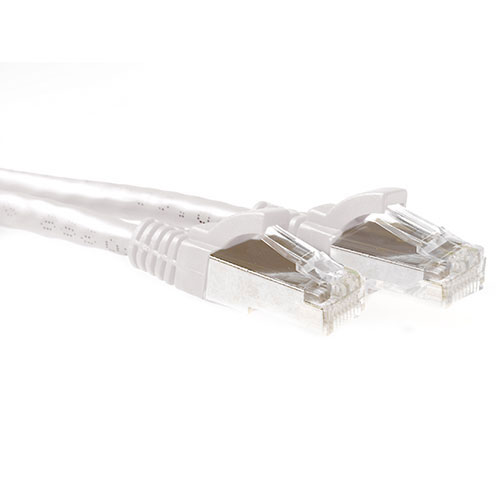 ACT FB6400 SFTP CAT6A Patchkabel Snagless - 50 cm - Wit