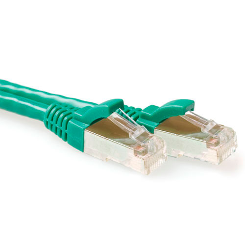 ACT FB6751 SFTP CAT6A Patchkabel Snagless - 1,5 meter - Groen