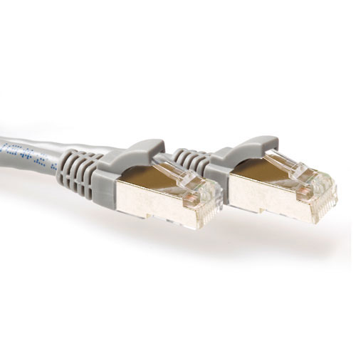 ACT FB7052 LSZH SFTP CAT6A Patchkabel Snagless - 25 cm - Grijs