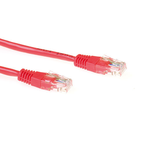 Ewent IM5507 U/UTP CAT5E Patchkabel CCA - 7 meter - Rood