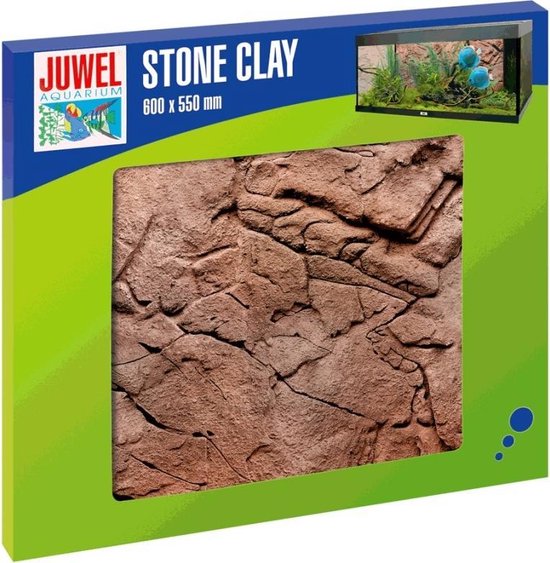 Juwel Achterwand Stone Clay - Aquarium - Achterwand - 60 x55 cm