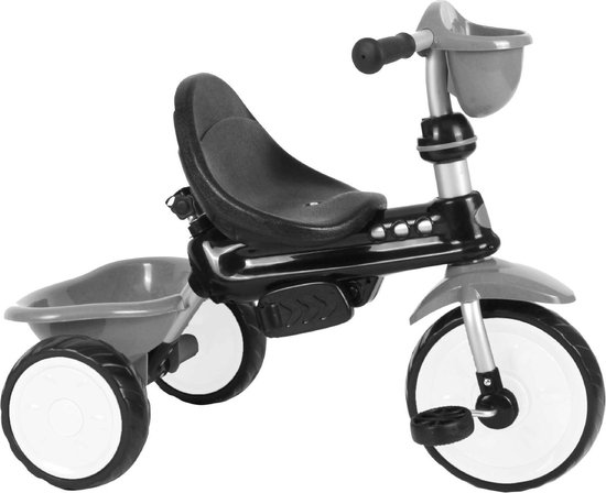 Qplay Qplay Driewieler Comfort 4 In 1 - Grijs