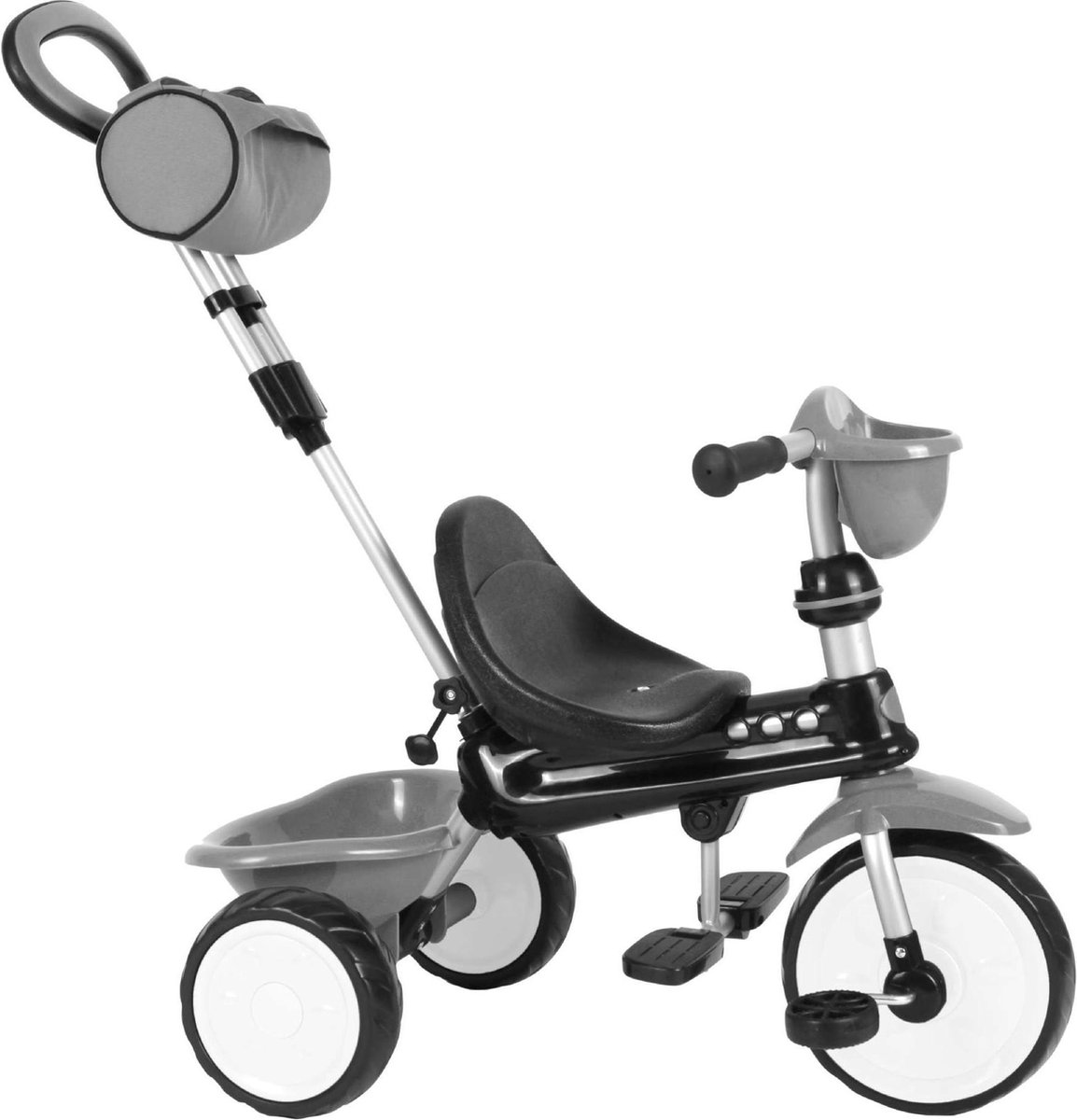 Qplay Qplay Driewieler Comfort 4 In 1 - Grijs