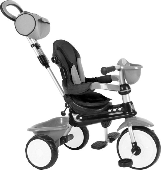 Qplay Qplay Driewieler Comfort 4 In 1 - Grijs
