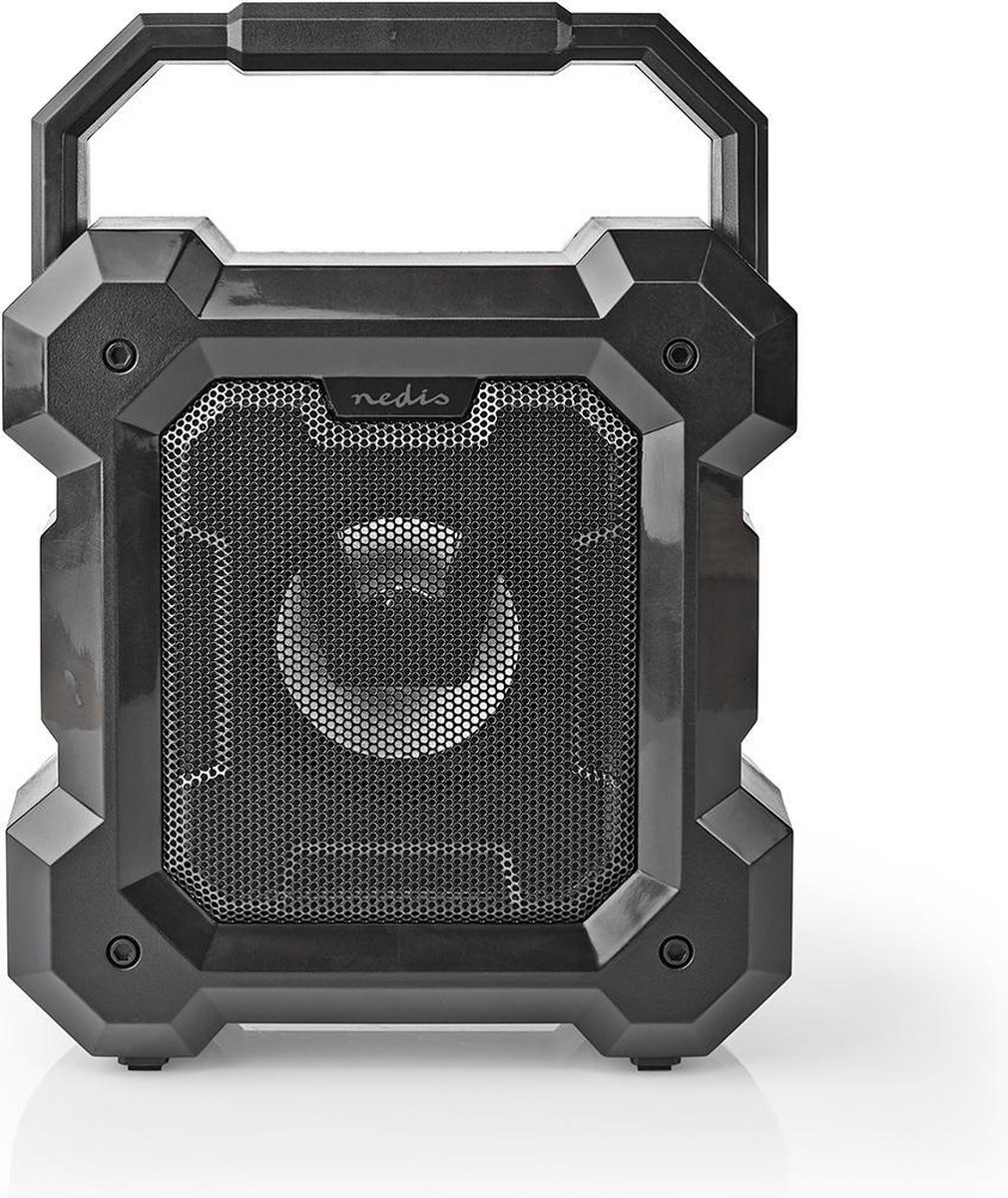 Nedis Bluetooth® speaker | 5.1 W | 13 uur speeltijd | LED-lamp | - Zwart