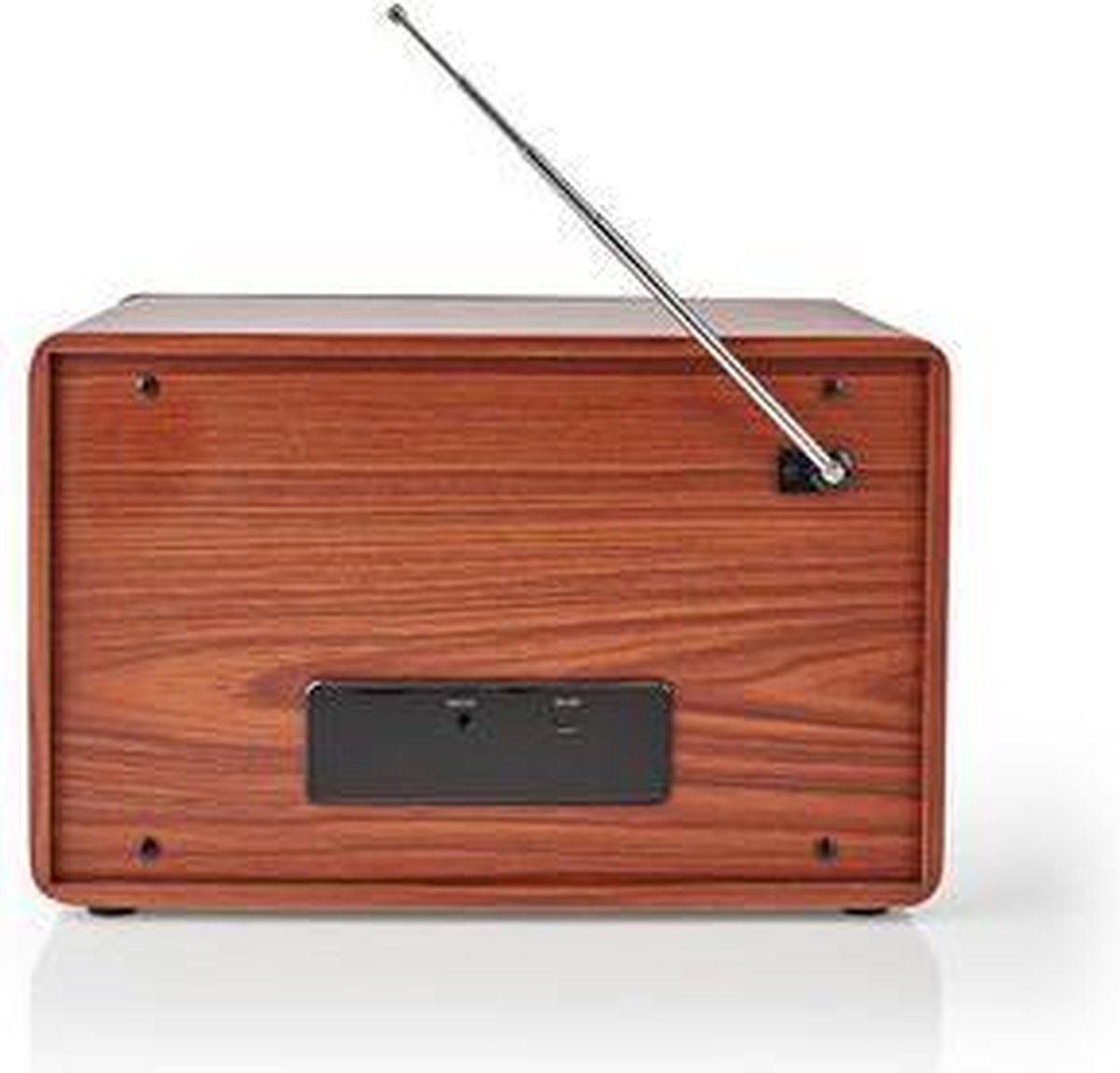 Nedis FM-radio | 12 W | FM | Bluetooth® | Klok- en Alarmfunctie | / - Bruin