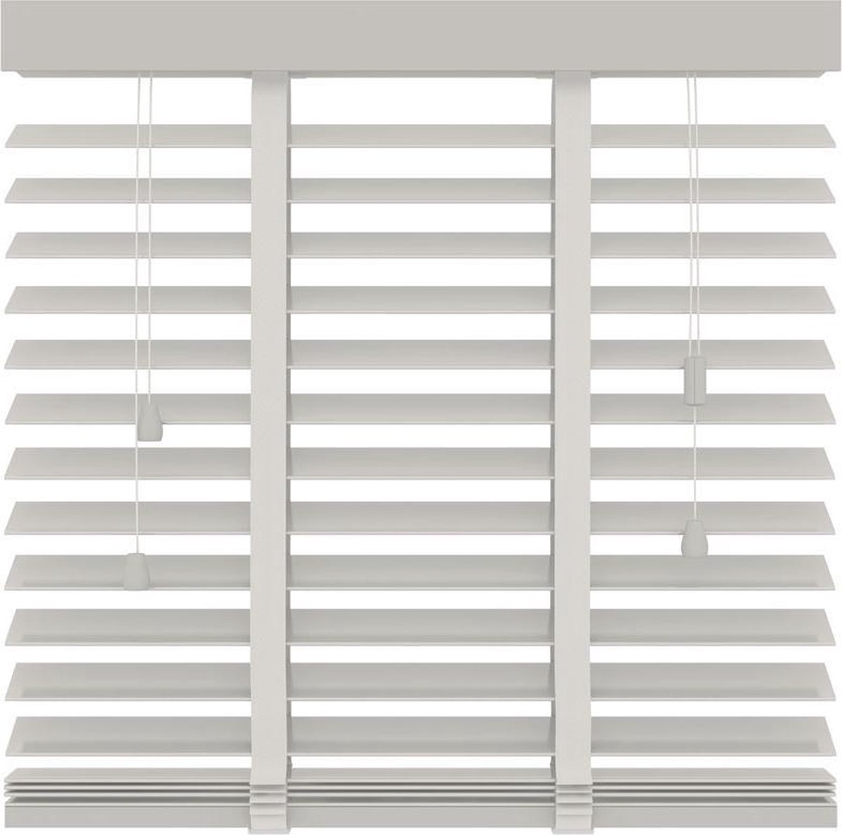 Decosol Horizontale Jaloezie Hout 50mm 120 X 180cm - Wit