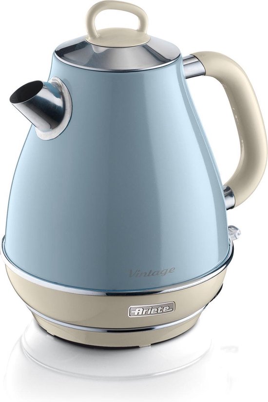 Ariete Waterkoker Vintage Retro - 1,7 Liter - - Blauw