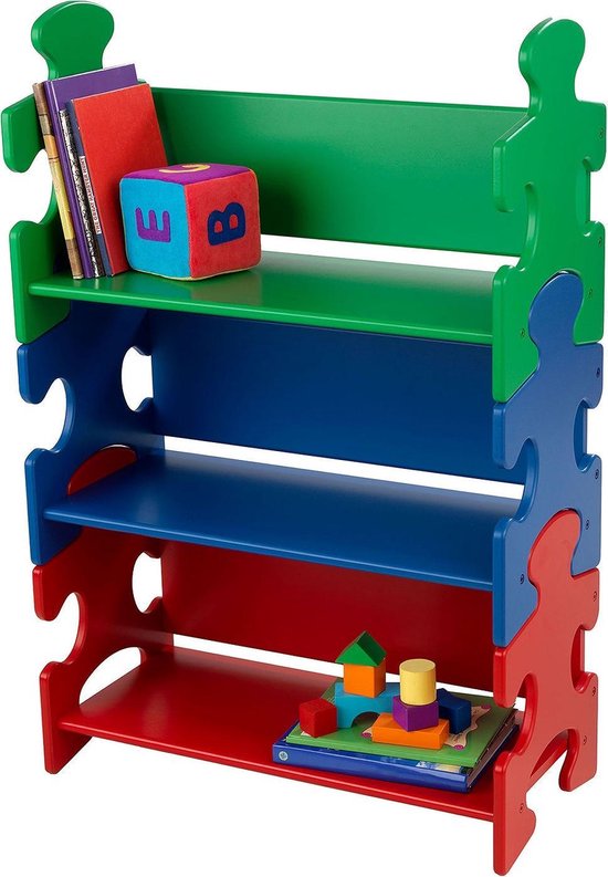 Kidkraft Boekenkast Puzzel - Primaire Kleuren