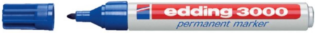 Vileda Edding Permanent Marker 3000 - Blauw