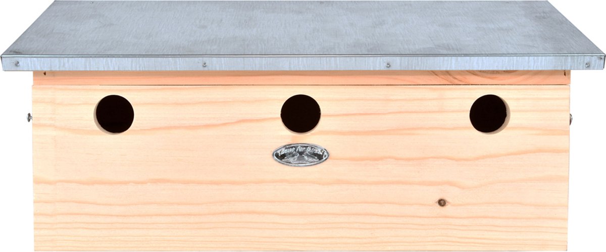 Esschert Design Mussenvilla horizontaal l16b8h20cm - Bruin