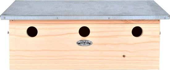 Esschert Design Mussenvilla horizontaal l16b8h20cm - Bruin