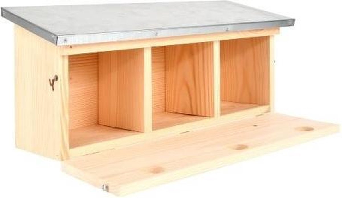 Esschert Design Mussenvilla horizontaal l16b8h20cm - Bruin