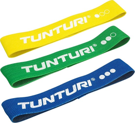 Tunturi Weerstandsband Textiel Set - Geel