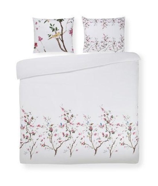 Papillon Naomi Dekbedovertrek - 100% Katoen-satijn - 1-persoons (140x200/220 Cm + 1 Sloop) - 1 Stuk (60x70 Cm) - Multi