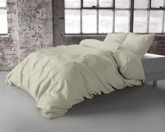 ZENsation Dallas Whisper Cream - Dekbedovertrek: Lits Jumeaux (240 Cm)