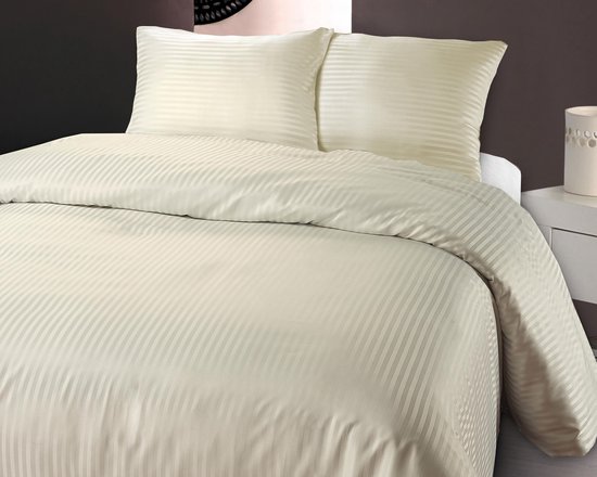 ZENsation Dallas Whisper Cream - Dekbedovertrek: Lits Jumeaux (240 Cm)