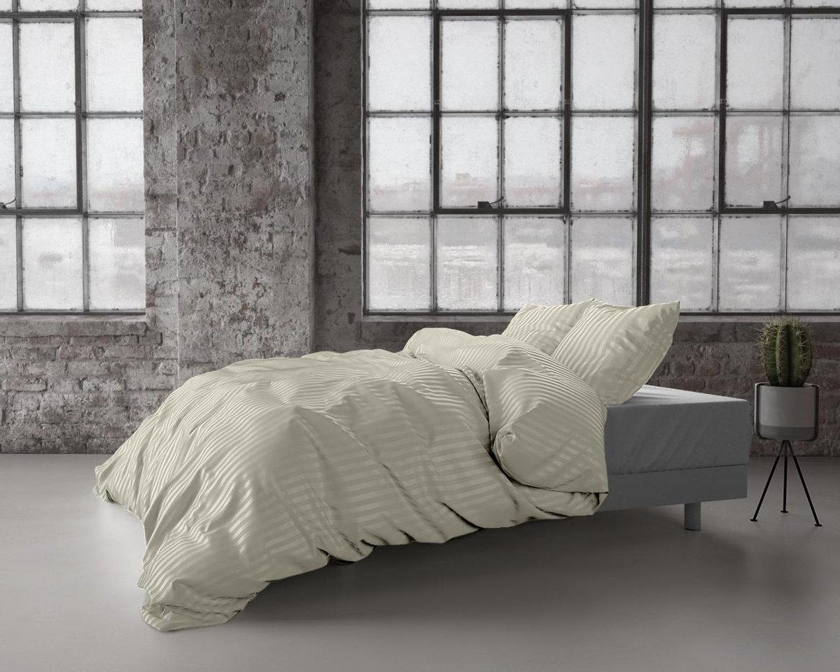 ZENsation Dallas Whisper Cream - Dekbedovertrek: Lits Jumeaux (240 Cm)