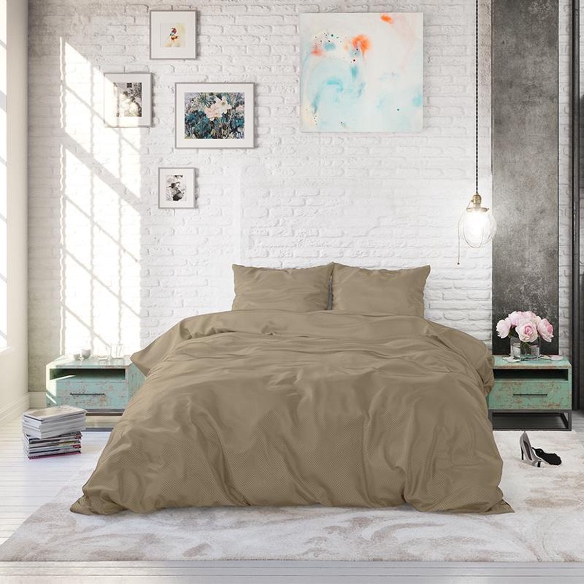 ZENsation Dbo Zen Satin Point Taupe 240 X 200/220 - Bruin