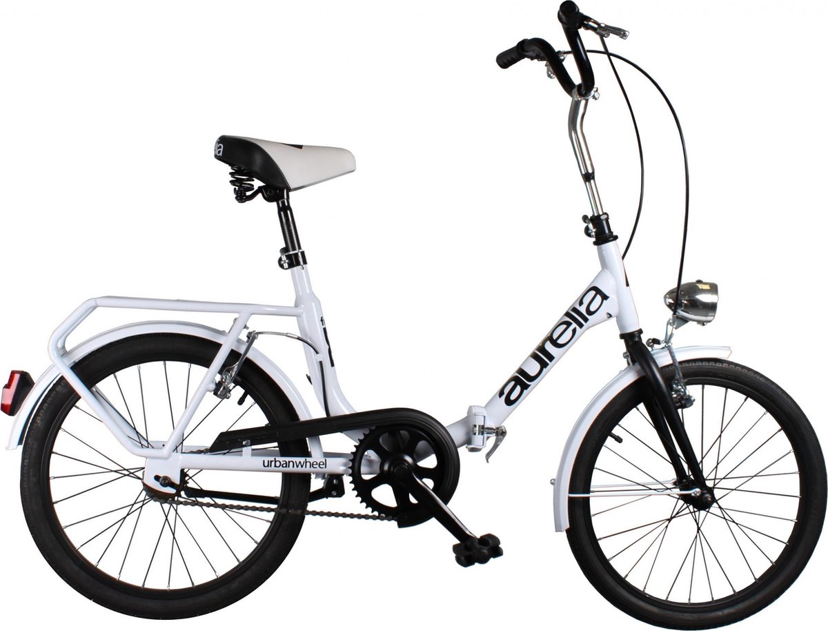 DINO Vouwfiets 321 20 Inch 41 cm Unisex V Brake - Wit