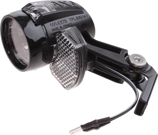 AXA Blueline koplamp 30 Lux E Bike - Zwart