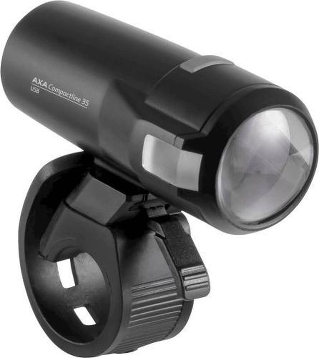AXA koplamp Compactline 35 e bike led - Zwart