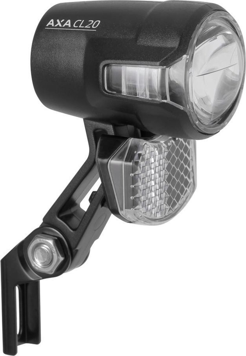 AXA koplamp Compactline 35 e bike led - Zwart