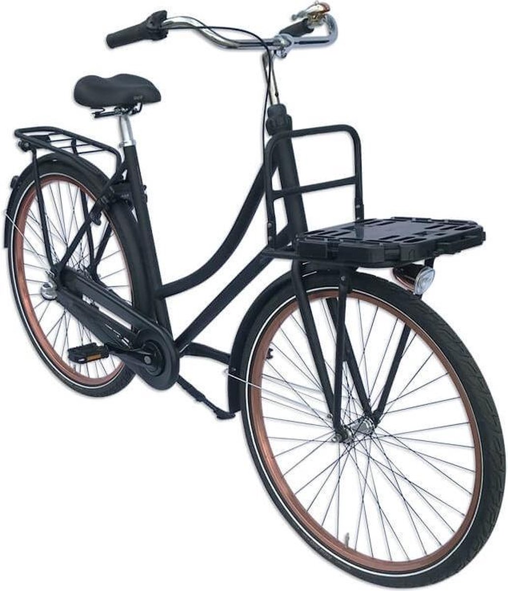 Plates 4 Bikes fietskrat vouwbaar 32 liter/zwart 2 delig - Rood