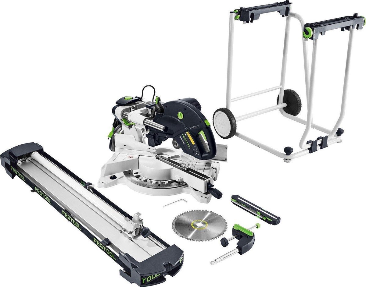 Festool Kapex KS 120 REB-Set-UG Afkort-trekzaag compleet met onderstel